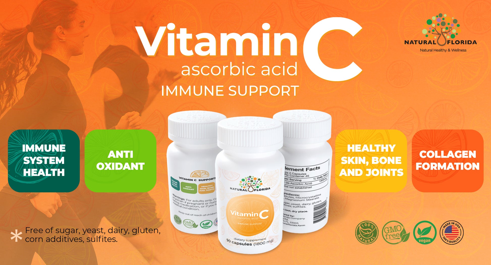 Vitamin C (Ascorbic Acid) benefits