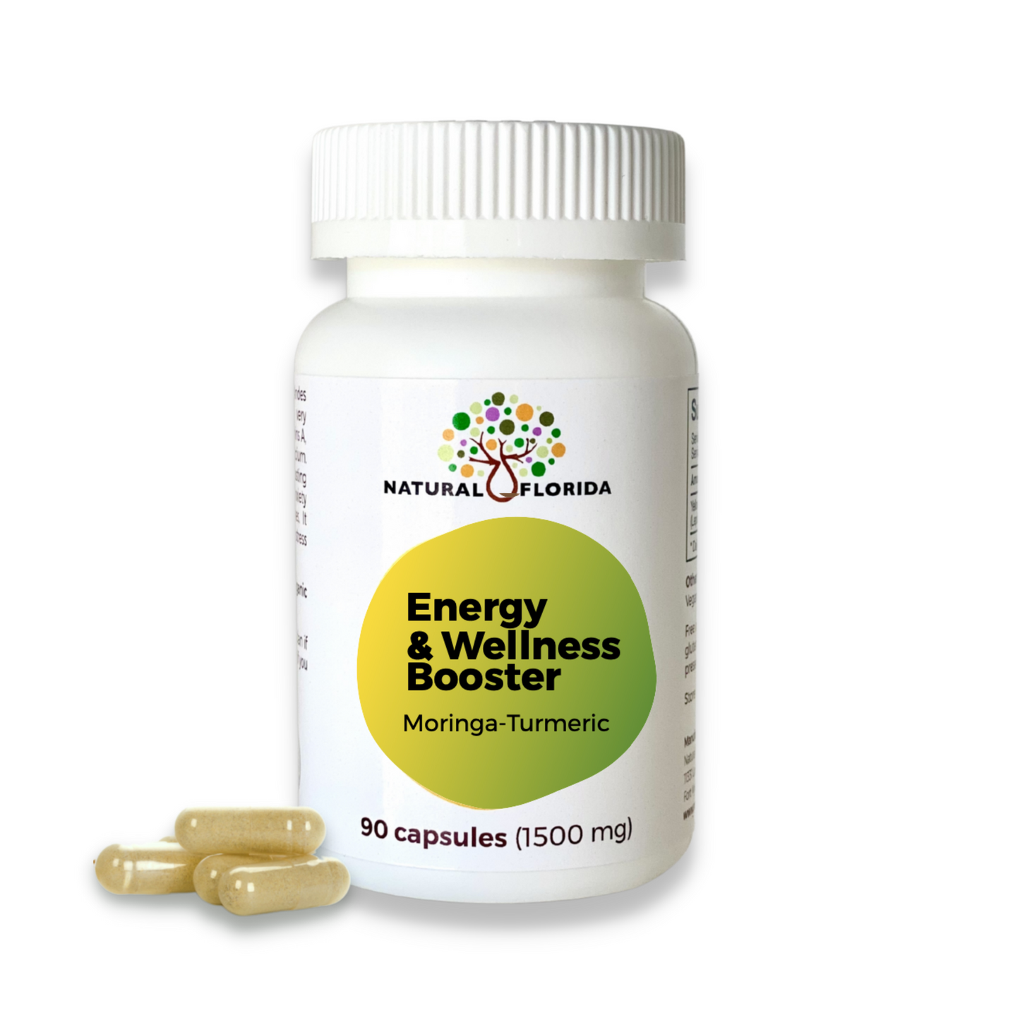 Energy & Wellness Booster 90 vegan capsules. Natural Florida